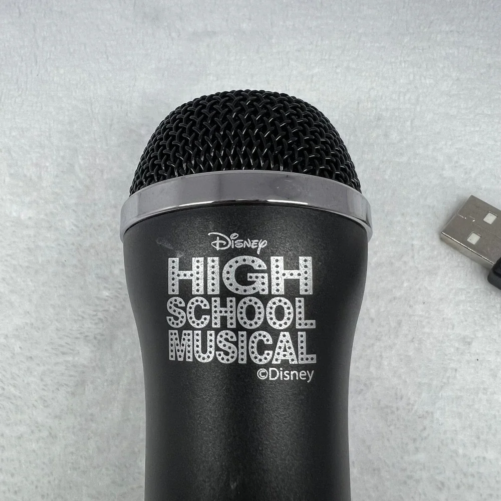 DISNEY X LOGITECH High School Musical USB Microphone Kids OS Black Video Games